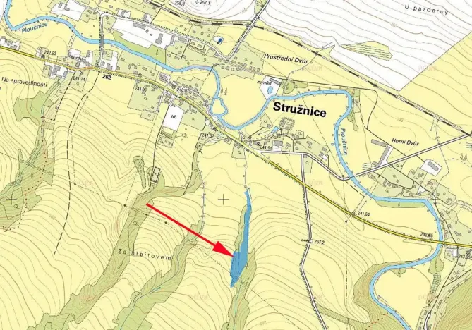 Prodej lesa, Stružnice, 14444 m2