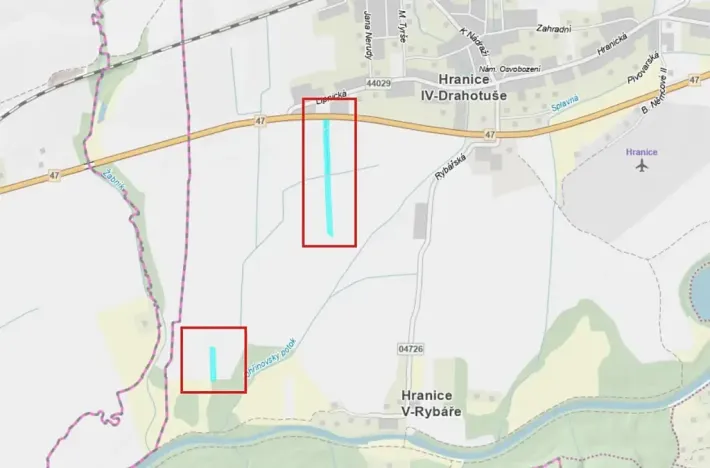 Prodej pole, Hranice, 17103 m2