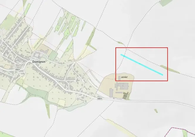 Prodej podílu pole, Domanín, 2921 m2
