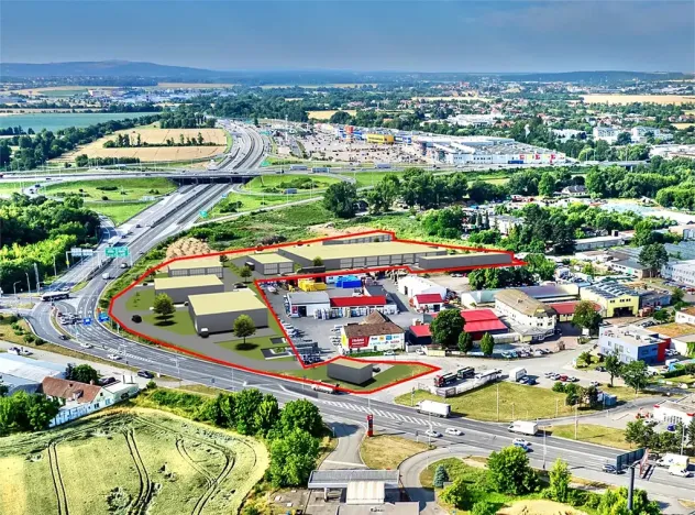 Prodej výrobních prostor, Brno, Hněvkovského, 3000 m2