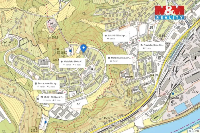 Pronájem bytu 1+kk, Ústí nad Labem - Krásné Březno, Obvodová, 32 m2