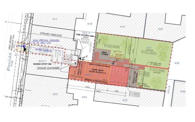 Prodej pozemku pro bydlení, Praha - Vinohrady, Blanická, 430 m2