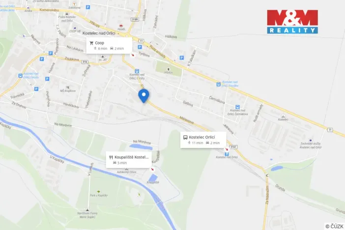 Pronájem skladu, Kostelec nad Orlicí, Mánesova, 150 m2