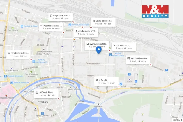 Pronájem obchodního prostoru, Nymburk, Maršála Koněva, 12 m2