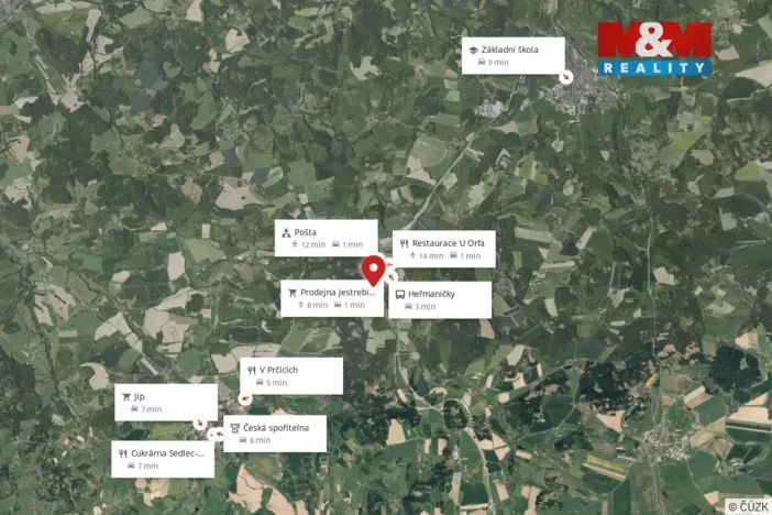 Prodej pozemku pro bydlení, Heřmaničky, 17248 m2