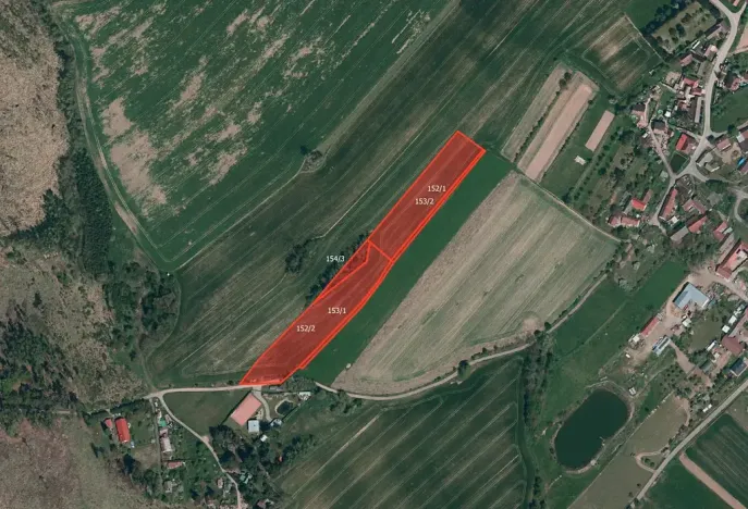 Prodej pole, Milešín, 48066 m2