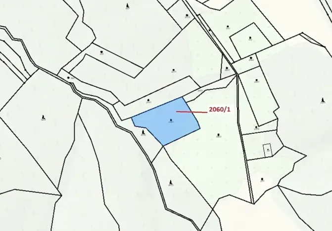 Dražba louky, Slopné, 2555 m2