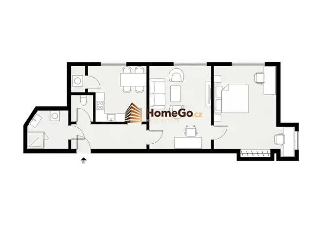 Pronájem bytu 3+kk, Praha - Nusle, Žateckých, 75 m2