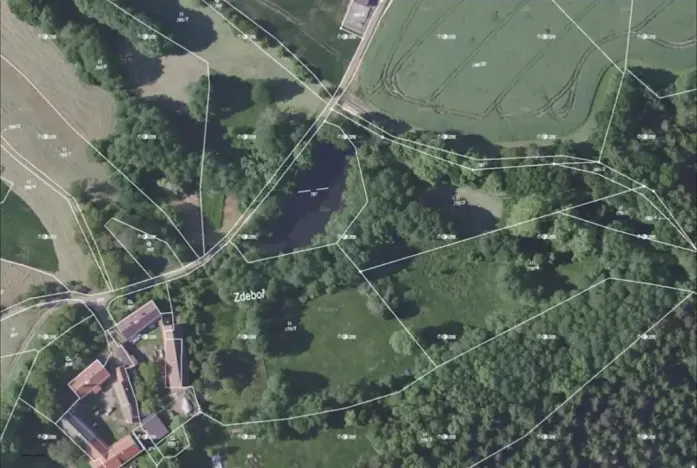 Prodej rybníku, Votice, 2482 m2