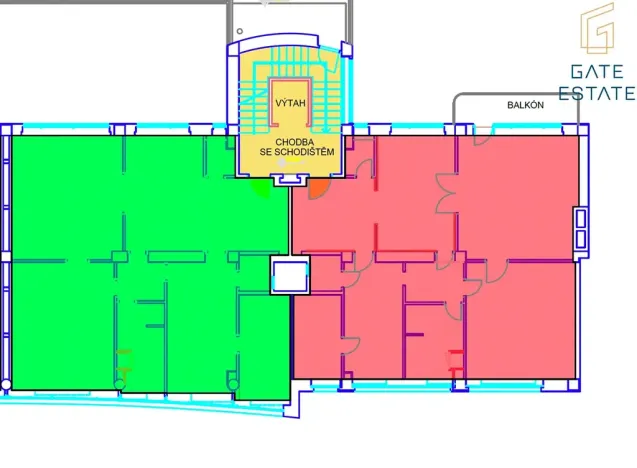 Pronájem bytu 4+1, Brno, Jánská, 113 m2