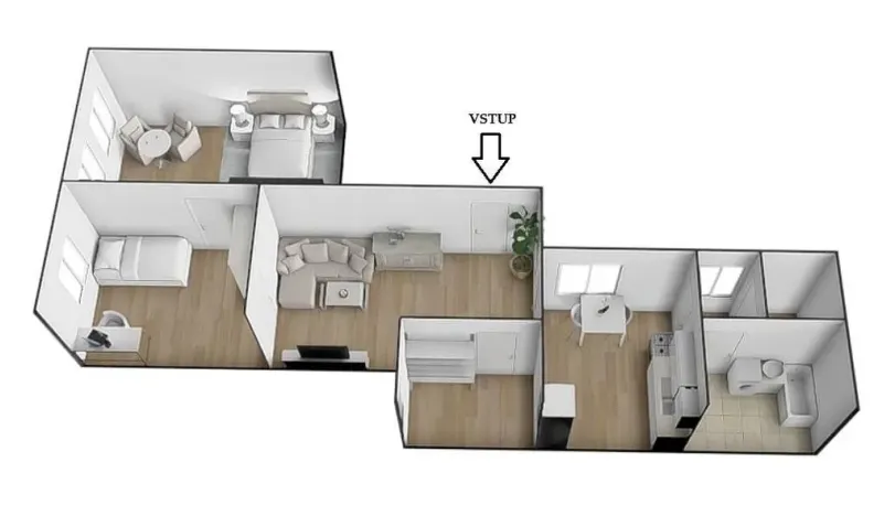 Pronájem bytu 3+kk, Brno - Staré Brno, Pekařská, 75 m2