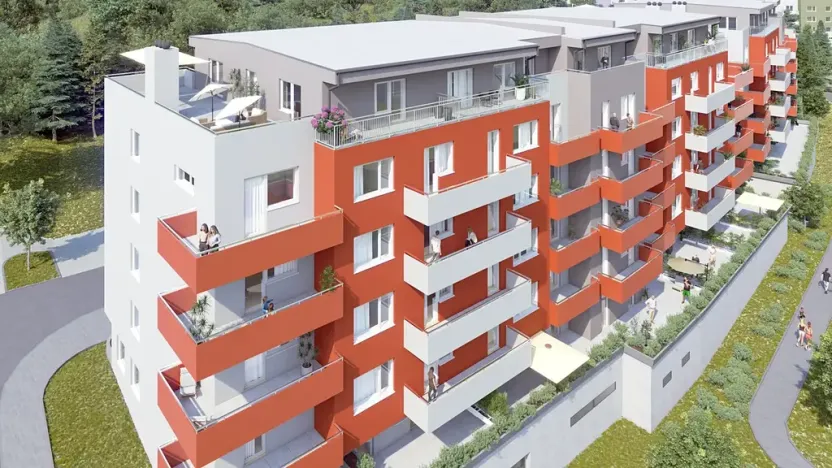 Prodej bytu 2+kk, Brno, Chvalovka, 52 m2