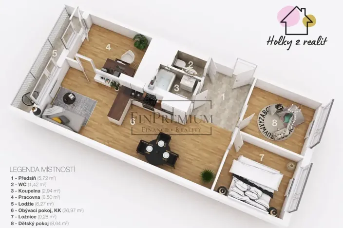 Prodej bytu 4+kk, Brandýs nad Labem-Stará Boleslav, Lipová, 70 m2