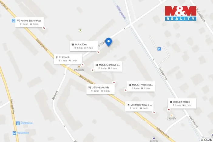 Pronájem bytu 2+1, Ústí nad Labem - Klíše, U Stadiónu, 46 m2