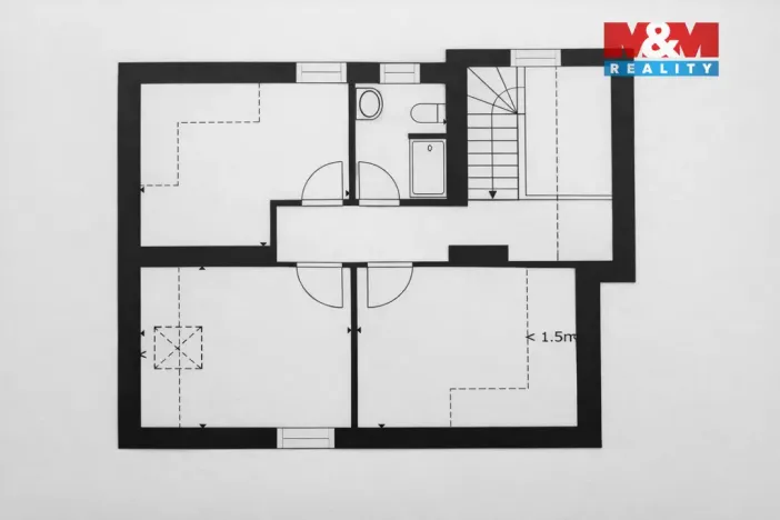 Pronájem kanceláře, Zlín - Prštné, Svat. Čecha, 48 m2
