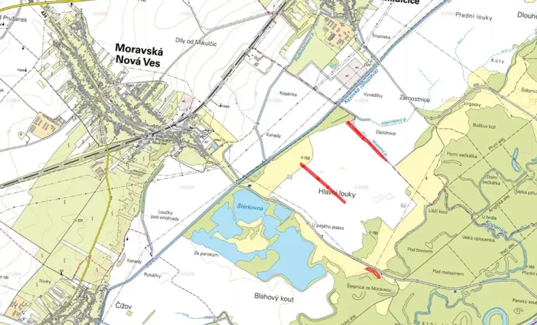 Prodej pole, Moravská Nová Ves, 29367 m2