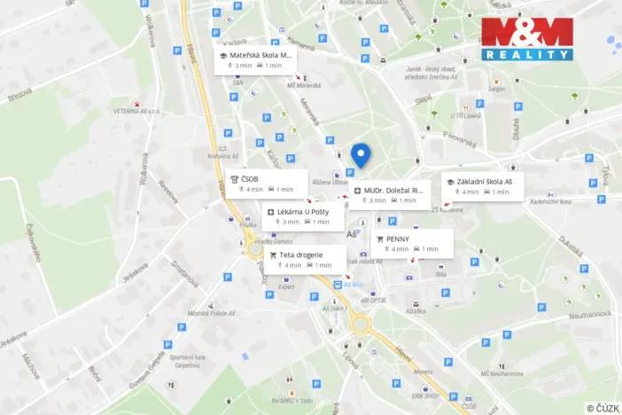 Prodej bytu 2+1, Aš, Moravská, 51 m2