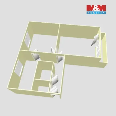 Prodej bytu 2+1, Karviná - Ráj, Haškova, 54 m2