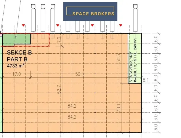 Pronájem skladu, Rudná, K Vypichu, 4733 m2