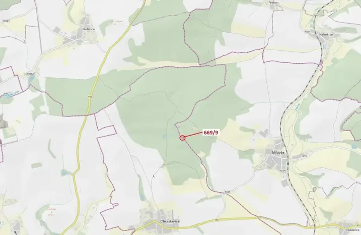 Dražba lesa, Chrastavice, 32 m2