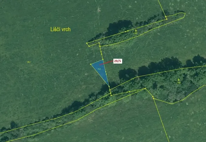 Dražba pole, Lhenice, 190 m2