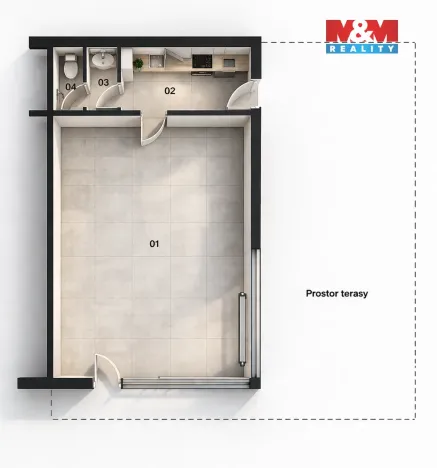 Pronájem obchodního prostoru, Vlašim, Lidická, 57 m2