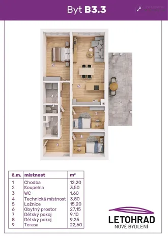 Prodej bytu 4+kk, Letohrad, U Biatlonu, 81 m2