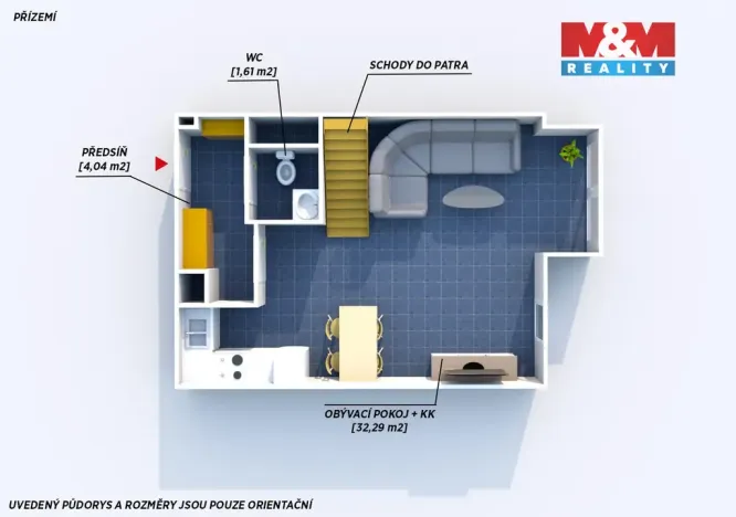 Prodej bytu 2+kk, Beroun, Palouček, 62 m2