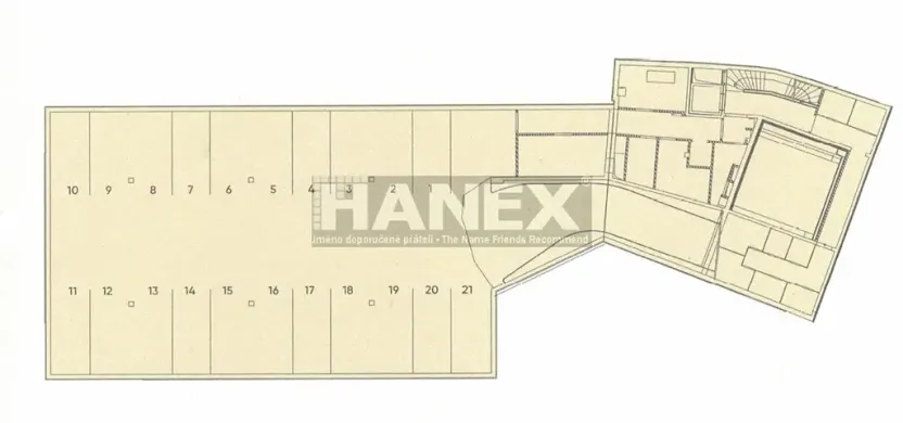 Pronájem garážového stání, Praha - Nové Město, Ostrovní, 12 m2