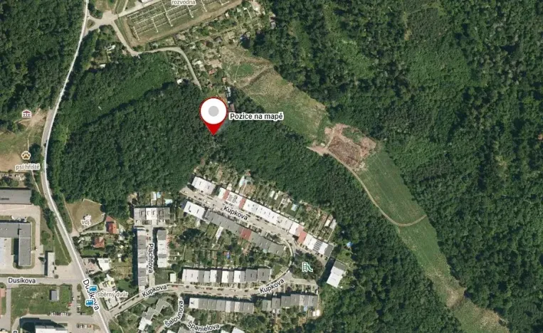 Prodej podílu lesa, Brno, Kupkova, 1313 m2