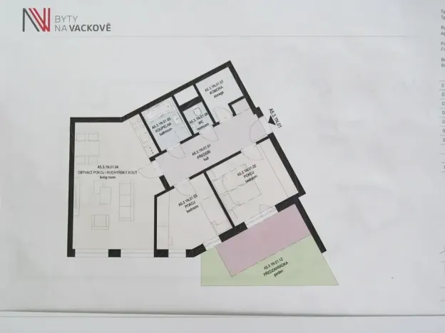 Prodej bytu 3+kk, Praha - Žižkov, Olgy Havlové, 71 m2