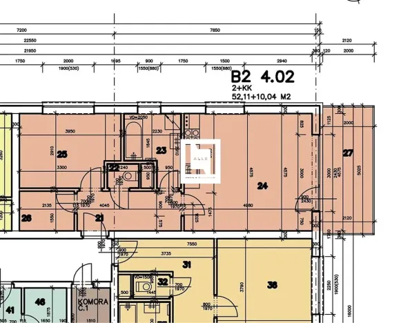 Prodej bytu 2+kk, Olomouc, Topolová, 55 m2
