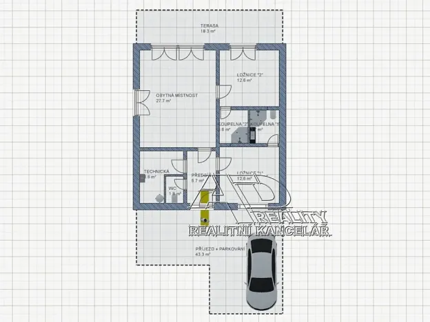 Pronájem rodinného domu, Srubec, 79 m2