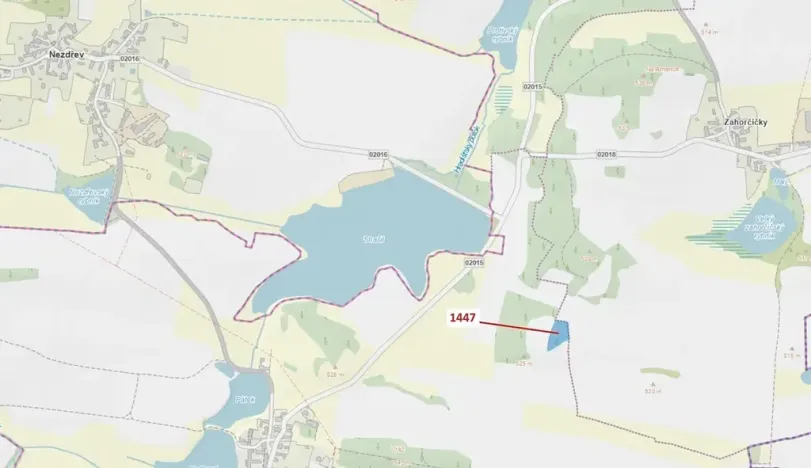 Dražba lesa, Hradiště, 4542 m2