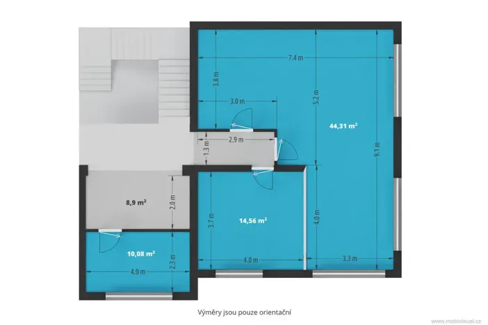 Pronájem kanceláře, Praha - Horní Počernice, Plkovská, 112 m2