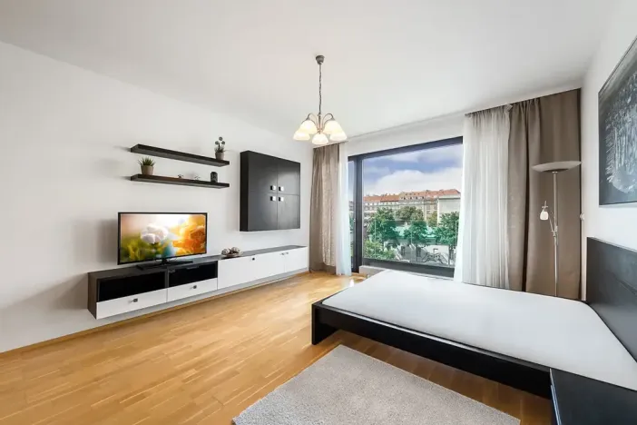 Pronájem bytu 1+kk, Praha - Vinohrady, Korunní, 47 m2