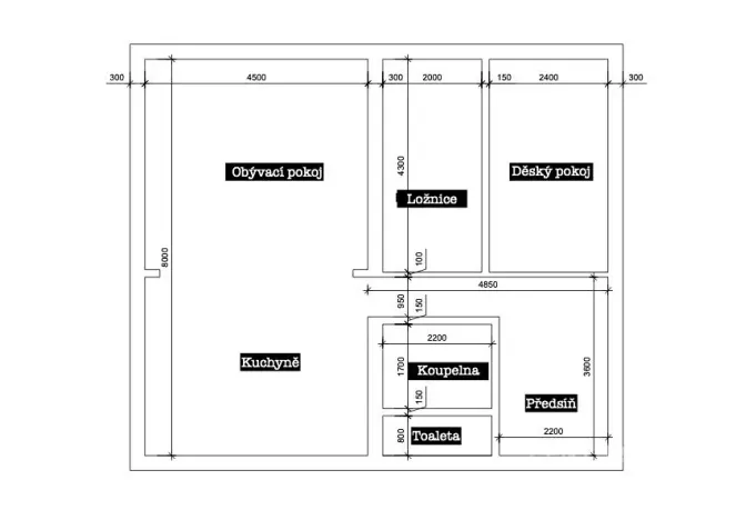 Pronájem bytu 3+kk, Děčín, Kamenická, 70 m2