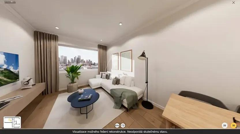 Pronájem bytu 2+kk, Hradec Králové, Gagarinova, 41 m2