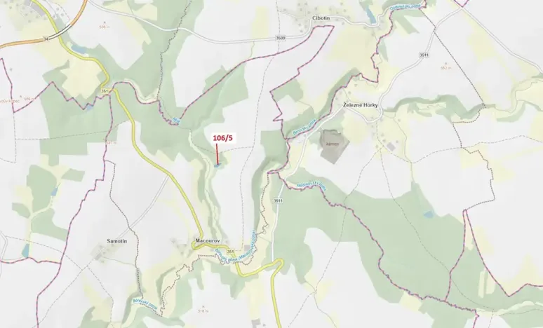 Dražba lesa, Žižkovo Pole, 1408 m2