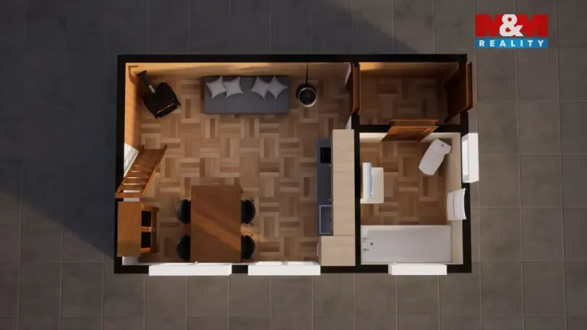 Prodej chaty, Vinařice, 40 m2