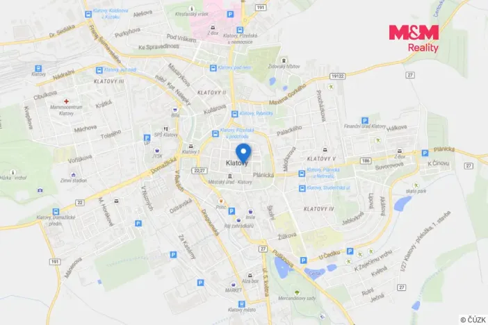 Pronájem kanceláře, Klatovy - Klatovy I, nám. Míru, 396 m2