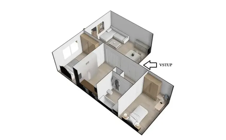 Pronájem bytu 3+1, Brno - Komín, Vrbenského, 64 m2