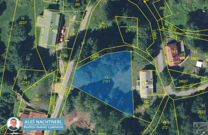 Prodej pozemku, Albrechtice v Jizerských horách, 948 m2