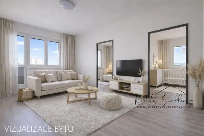 Prodej bytu 3+1, Přerov, Jasínkova, 62 m2