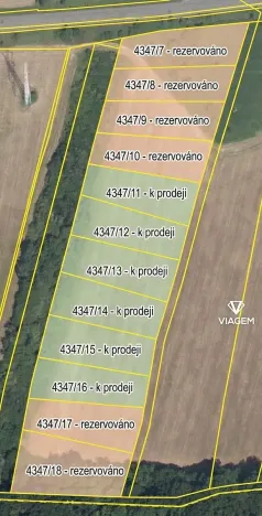 Prodej zahrady, Praha, 1000 m2