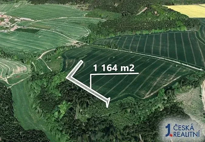 Prodej pole, Zbizuby, 1164 m2