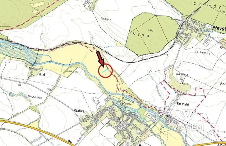 Prodej pole, Žiželice, 2089 m2