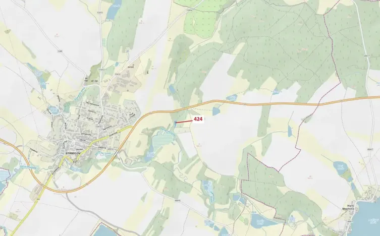 Dražba lesa, Strmilov, 140 m2