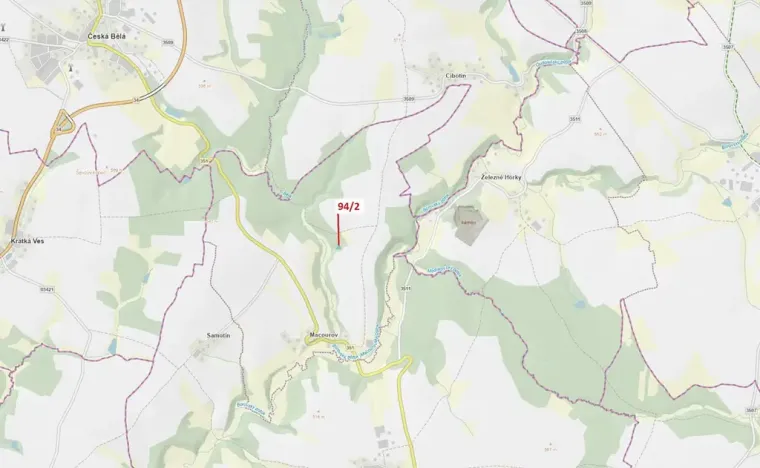 Dražba lesa, Žižkovo Pole, 909 m2