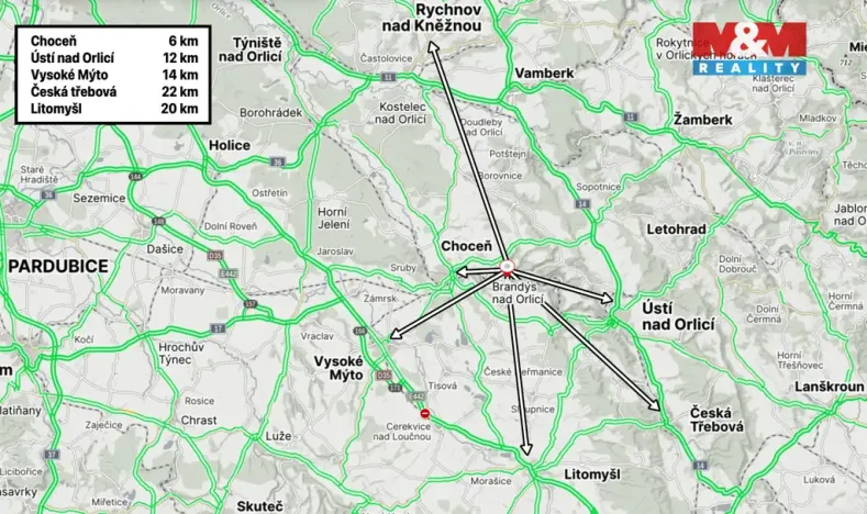 Prodej bytu 3+1, Brandýs nad Orlicí, V Zahradách, 72 m2